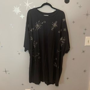 ASOS curve T-shirt dress